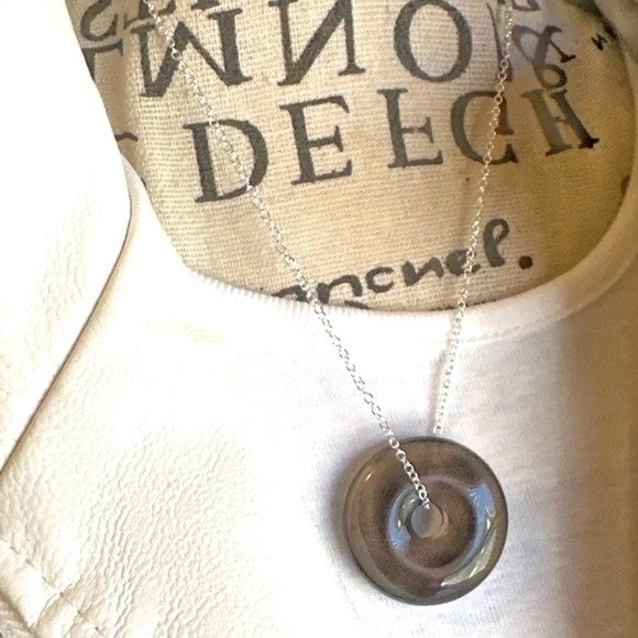Alquimia Silver and Gray Necklace - Picture 1 of 4